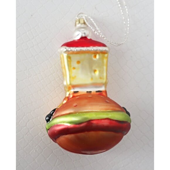 Christmas Glass Ornament Sponge Bob Square Pants Tree Ornament - Picture 2 of 3